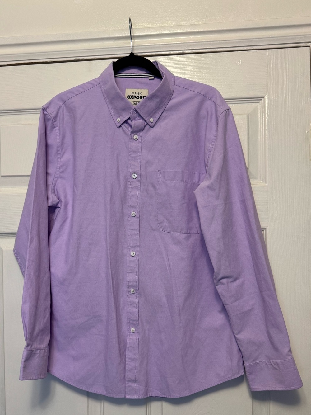 Oxford Lavender Button-Down Dress Shirt